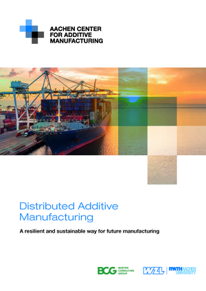 Distributed Additive Manufacturing: A resilient and sustainable way for future manufacturing